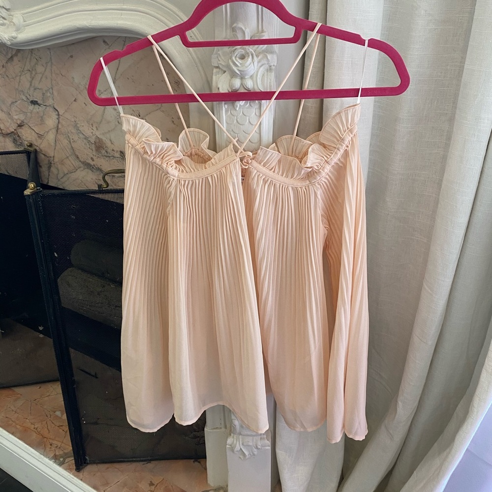 Ruffled Pink Blouse